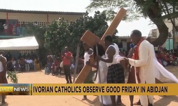 Ivorian Catholics observe Good Friday in Abidjan