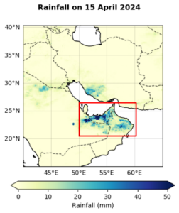 Heavy precipitation hitting vulnerable communities in the UAE and Oman becoming an increasing threat as the climate warms