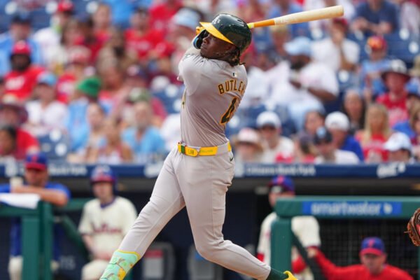 Lawrence Butler, Athletics Hit 8 Home Runs vs. Phillies; Most by MLB Team Since 1999