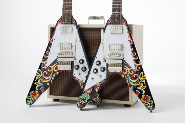 “A player who took the instrument to places no-one else had ever gone before”: Epiphone’s Jimi Hendrix ‘Love Drops’ Flying V recreates the guitar great’s most psychedelic model