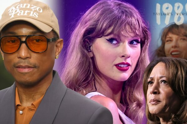 Pharrell Williams Denies Dissing Taylor Swift’s Kamala Harris Endorsement