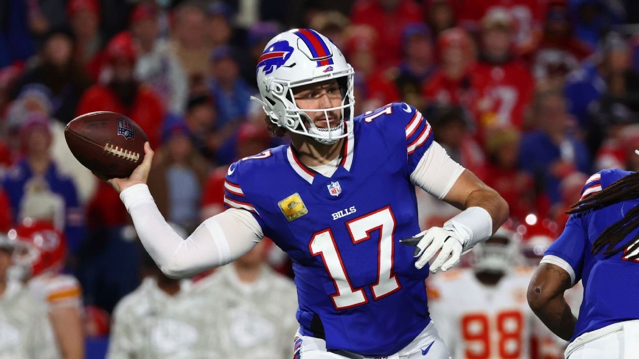 Ranking the top MVP candidates through 11 games: Will Josh Allen win his first?