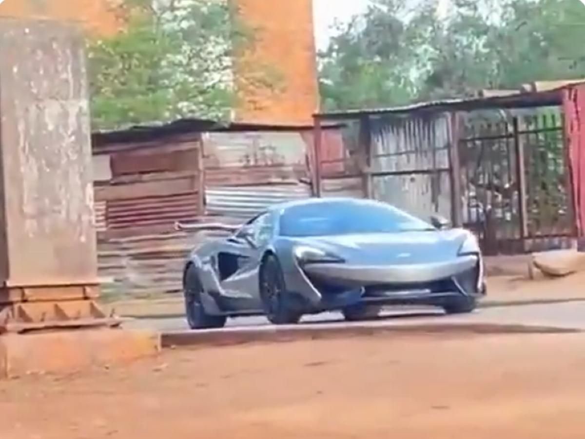 WATCH: King Monada takes his R3.2m McLaren for a spin