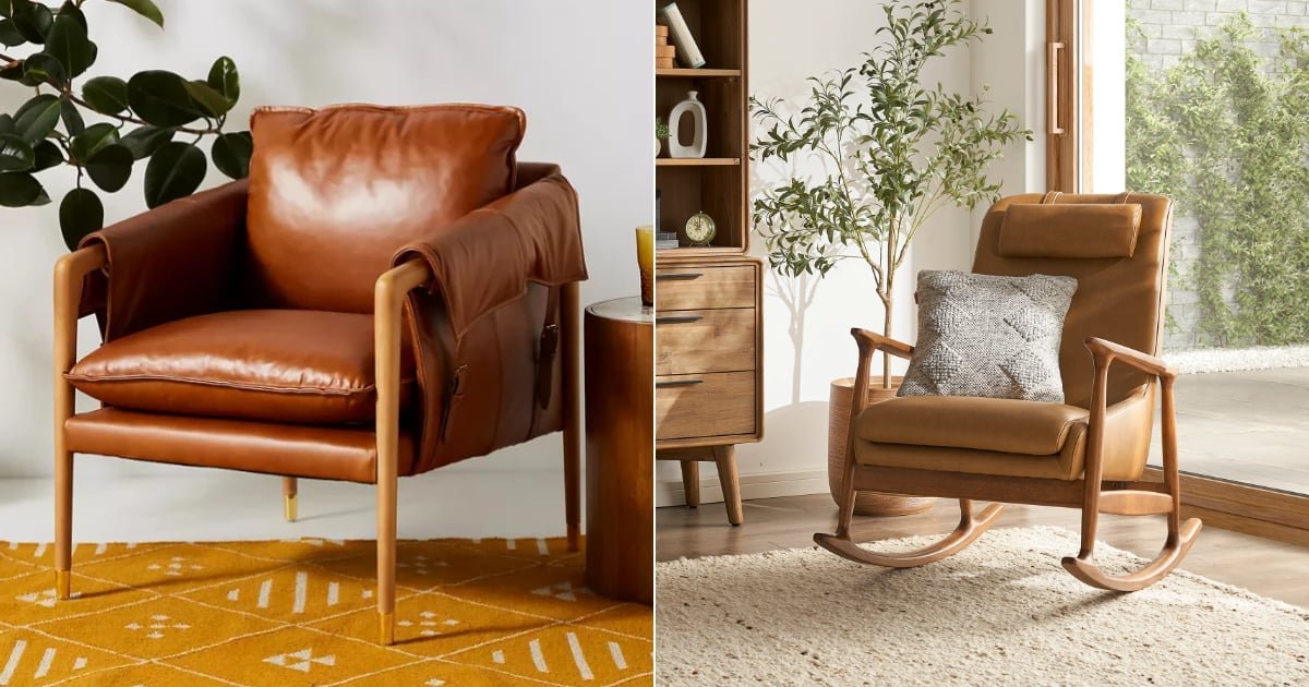 18 of the Best Leather Chairs For Every Aesthetic