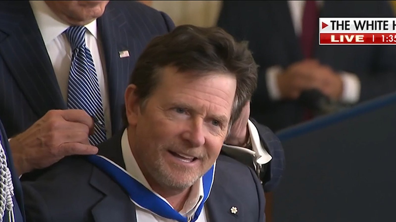 Michael J. Fox Awarded Presidential Medal of Freedom in Emotional Ceremony