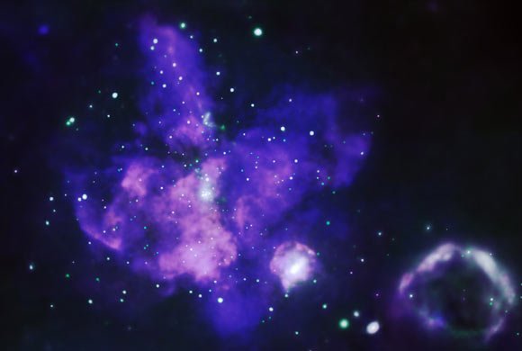 Chandra Captures Deepest X-ray Image Ever Made of Tarantula Nebula