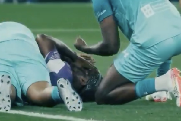 Watch KSI score own goal in Match for Hope 2025 charity soccer game