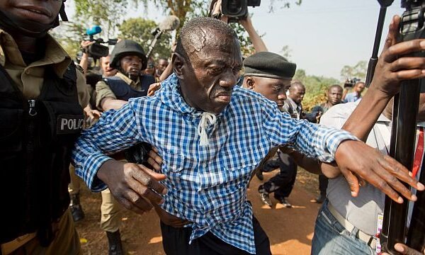 Detained Ugandan opposition leader briefly taken ill after hunger strike