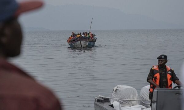 Boat fleeing rebel offensive capsizes in Congo, killing 22