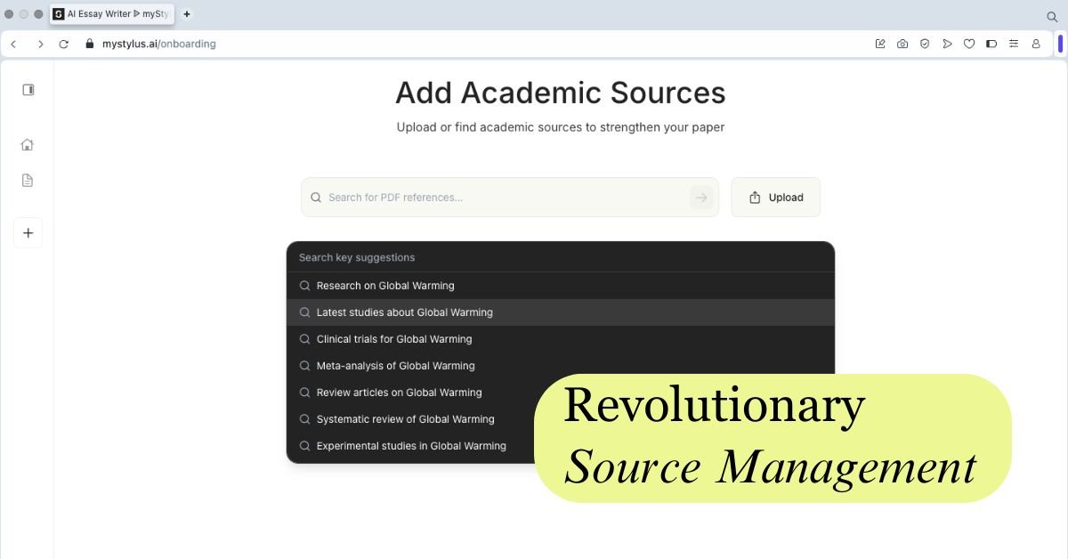 myStylus Added New Source Management System for Effortless Academic Research