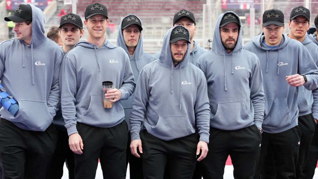 Jackets, Wings honor Gaudreaus at Ohio Stadium