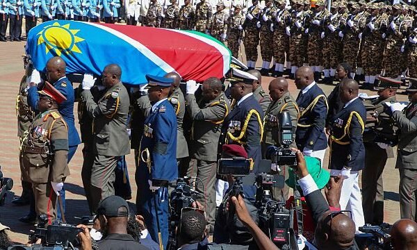 Namibia’s ‘founding father’ Sam Nujoma honoured in state funeral