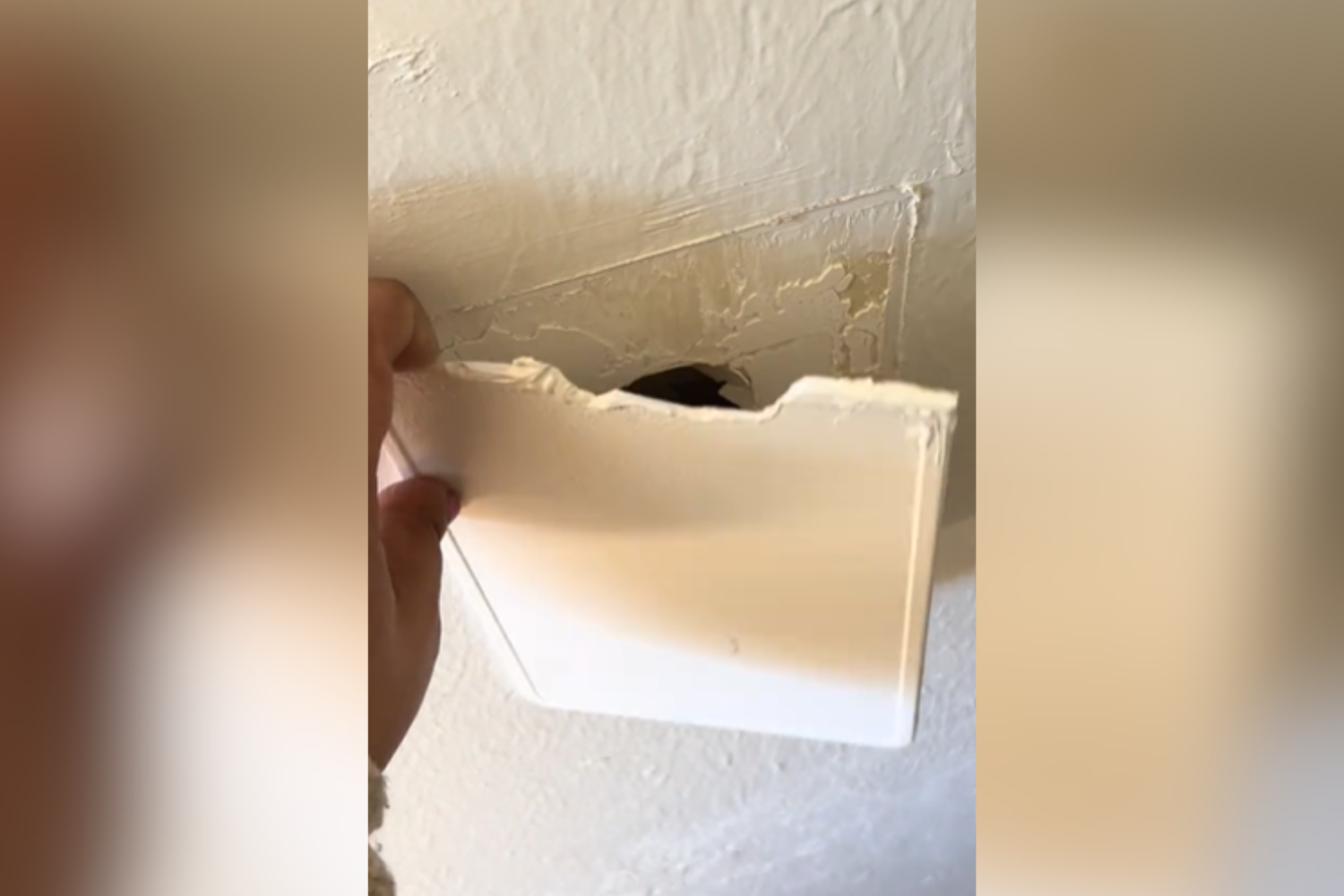 Horror as Woman Learns What Was Used To Cover Hole—’Landlord Special x 300′