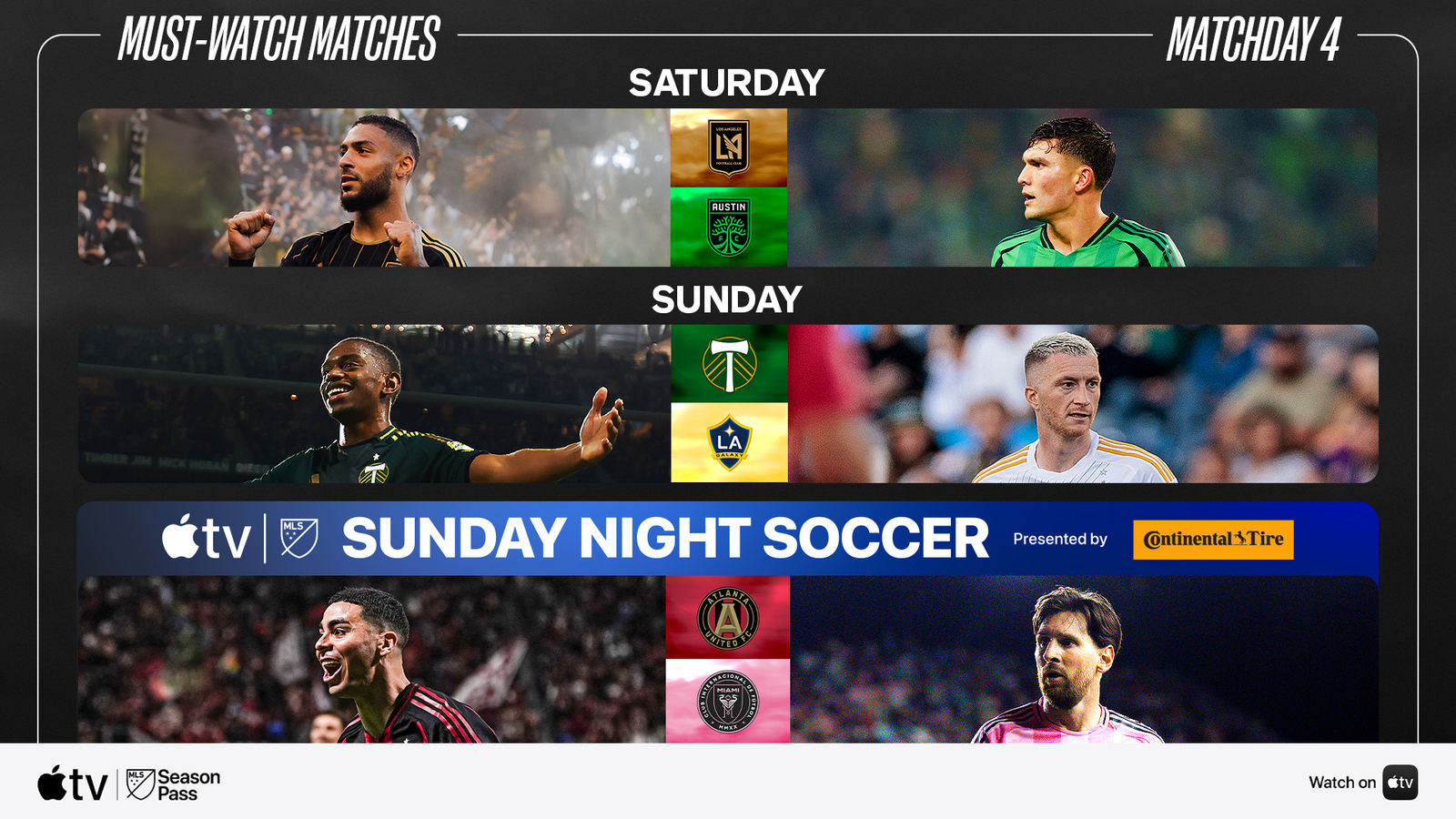 Matchday 4: What to watch for in this weekend’s must-watch matches | MLSSoccer.com