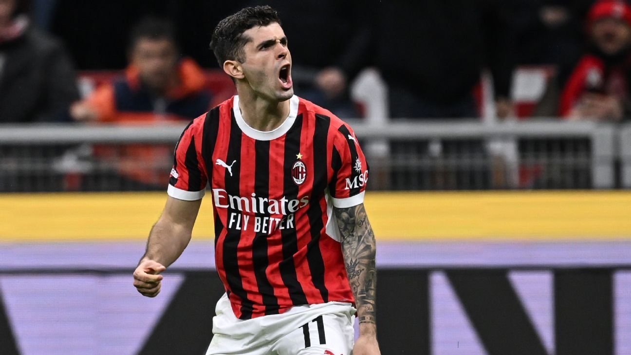 Pulisic equals career-best goal tally in Milan win