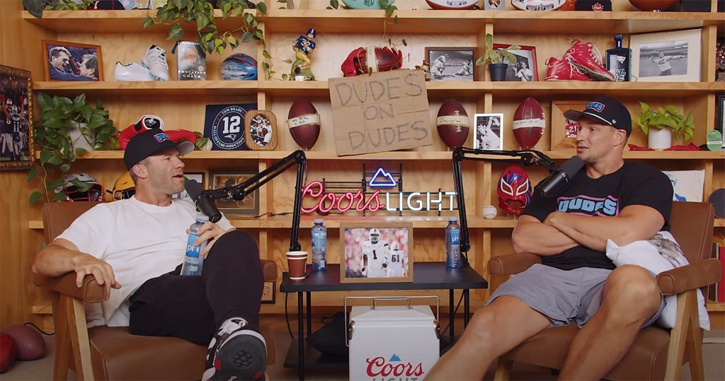 Rob Gronkowski, Julian Edelman weigh in on Bill Belichick’s interview drama with ‘representative’ girlfriend Jordon Hudson