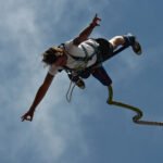 Staff Scream as Bungee Jumper Appears to Jump Off Without Safety Rope