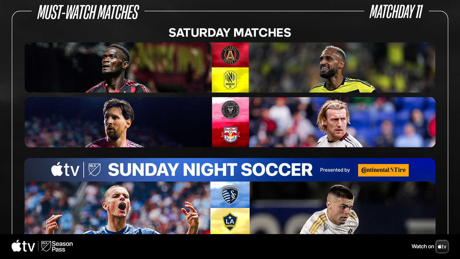 Matchday 11: What to know for this weekend’s must-watch matches | MLSSoccer.com